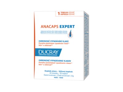 Ducray Anacaps Expert proti chronickému vypadávání vlasů 30 kapslí Ducray Anacaps Expert proti chronickému vypadávání vlasů 30 kapslí
