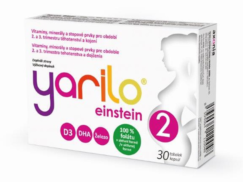 Yarilo Einstein 2 vitamíny pro těhotné 30 tobolek