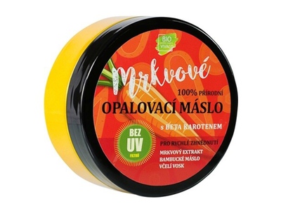 Mrkvové opalovací máslo bez UV filtrů 150 ml 