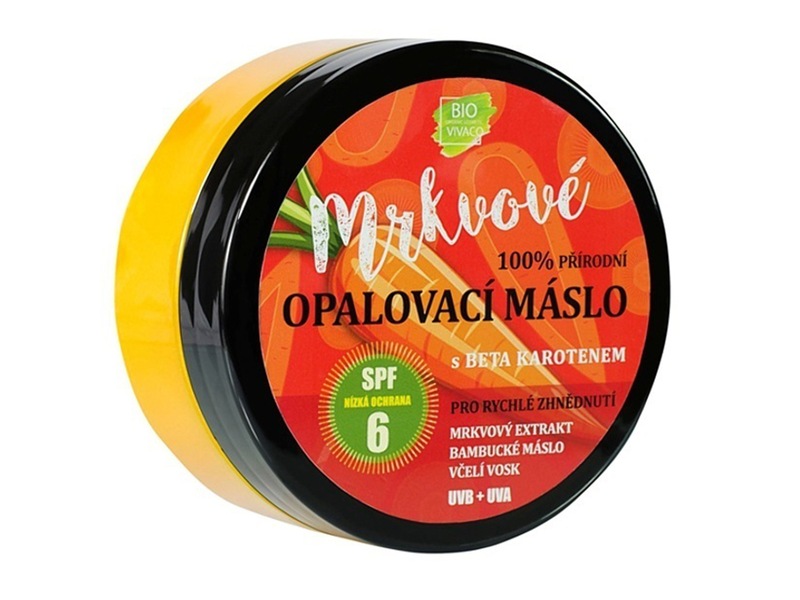 Mrkvové opalovací máslo SPF6 150 ml 