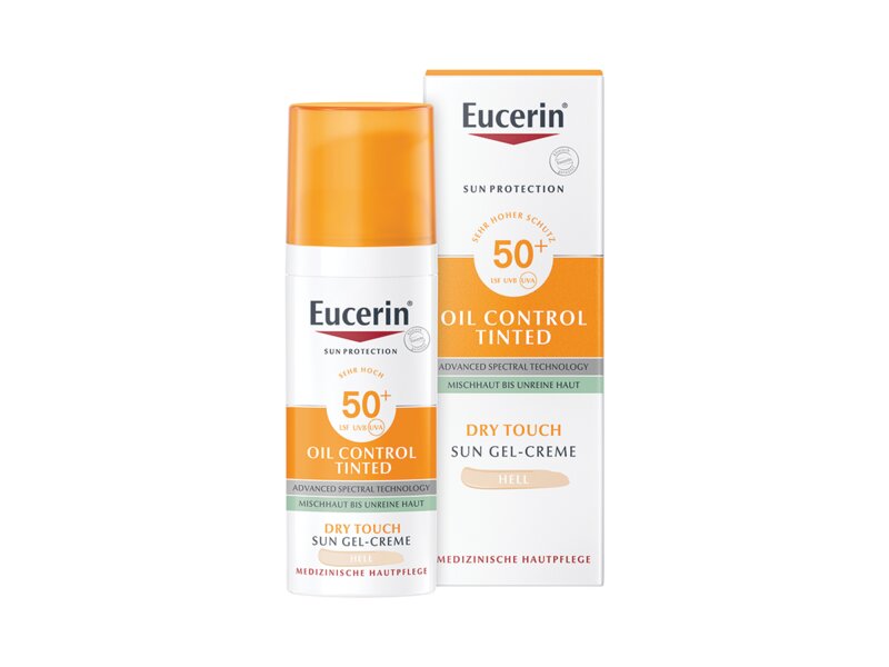 Eucerin Sun tónovací krémový opalovací gel světlý SPF50+ 50 ml 